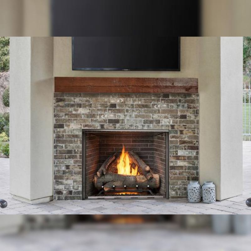 Majestic Courtyard 36" Outdoor Vent Free Gas Fireplace - Gas Fireplace by Majestic | Buy at Agent BBQ