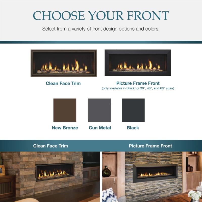 Majestic Echelon II 36" See Through Linear Direct Vent Gas Fireplace | ECHEL36ST - by Majestic | Buy at Agent BBQ