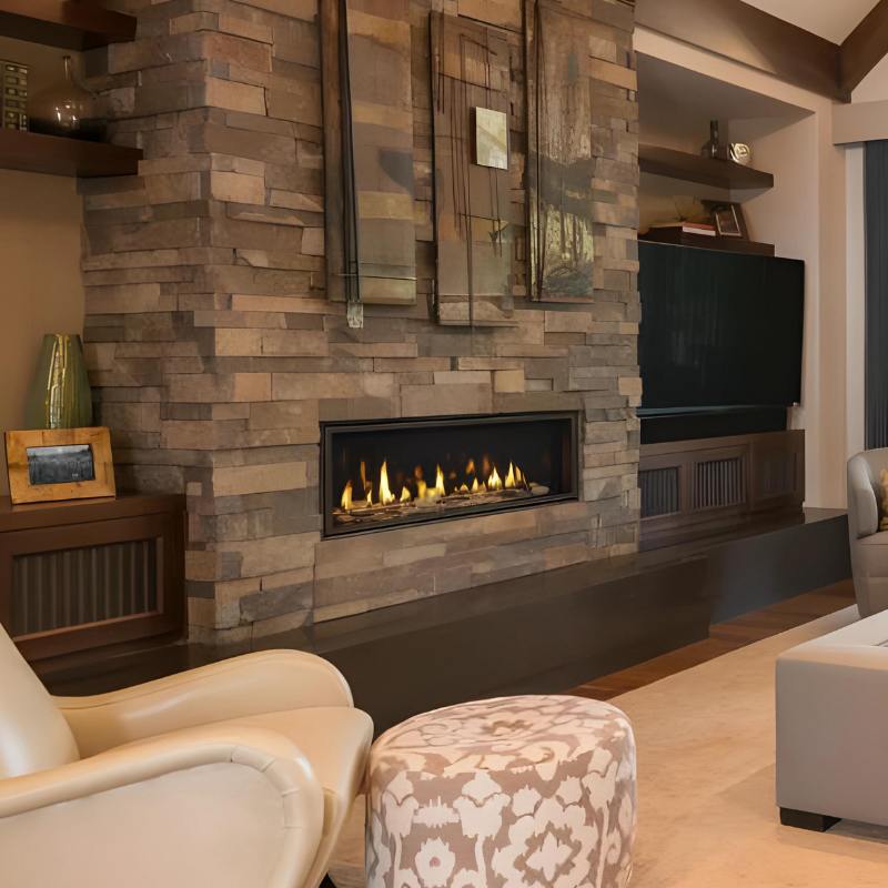 Majestic Echelon II 48" Linear Direct Vent Gas Fireplace | ECHEL48IN - by Majestic | Buy at Agent BBQ