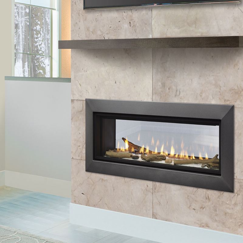 Majestic Echelon II 48" See Through Linear Direct Vent Gas Fireplace | ECHEL48ST - by Majestic | Buy at Agent BBQ