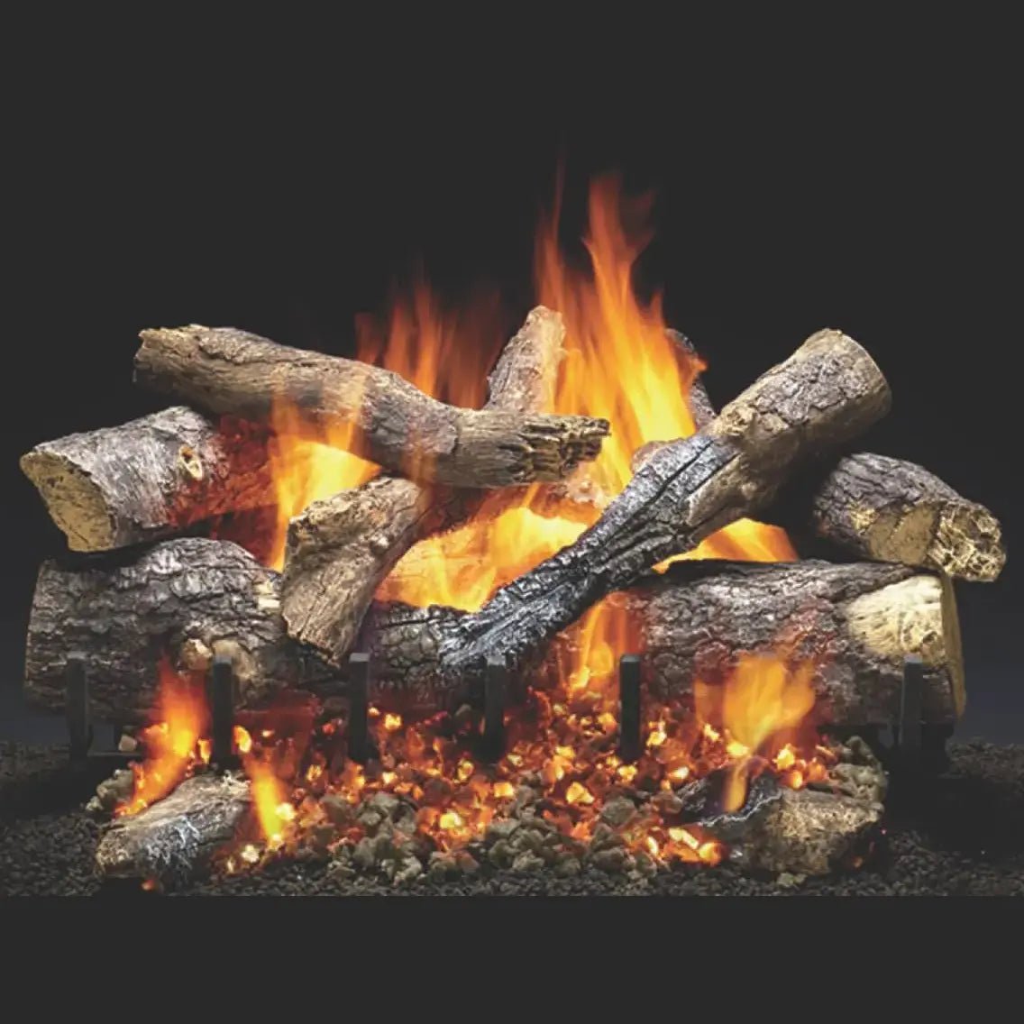 Majestic Fireside Grand Oak Vented Gas Log Set - by Majestic | Buy at Agent BBQ