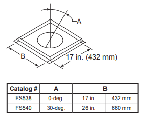 Majestic Flat Firestop Spacer for Straight Flue for SL1100 Series Wood Burning Pipe - by Majestic | Buy at Agent BBQ