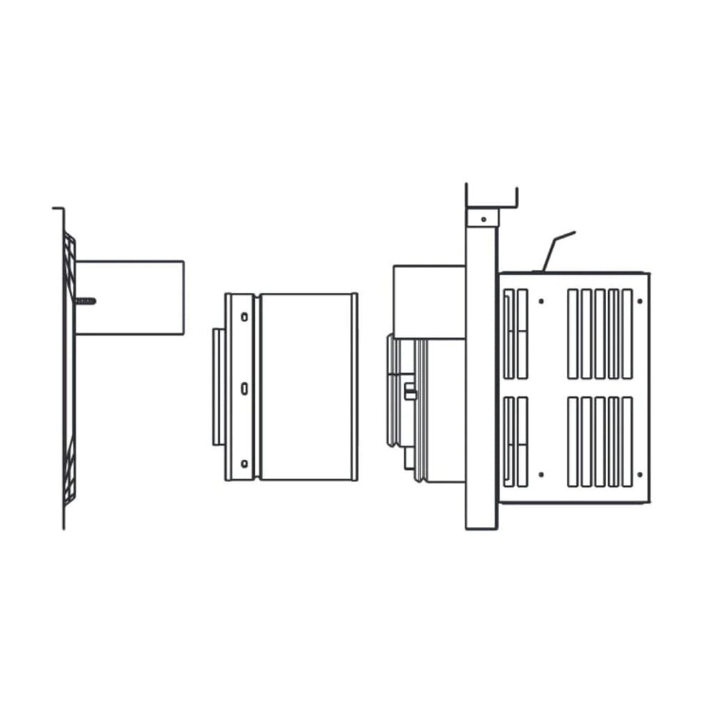 Majestic Horizontal Termination Cap with Short Flue - by Majestic | Buy at Agent BBQ