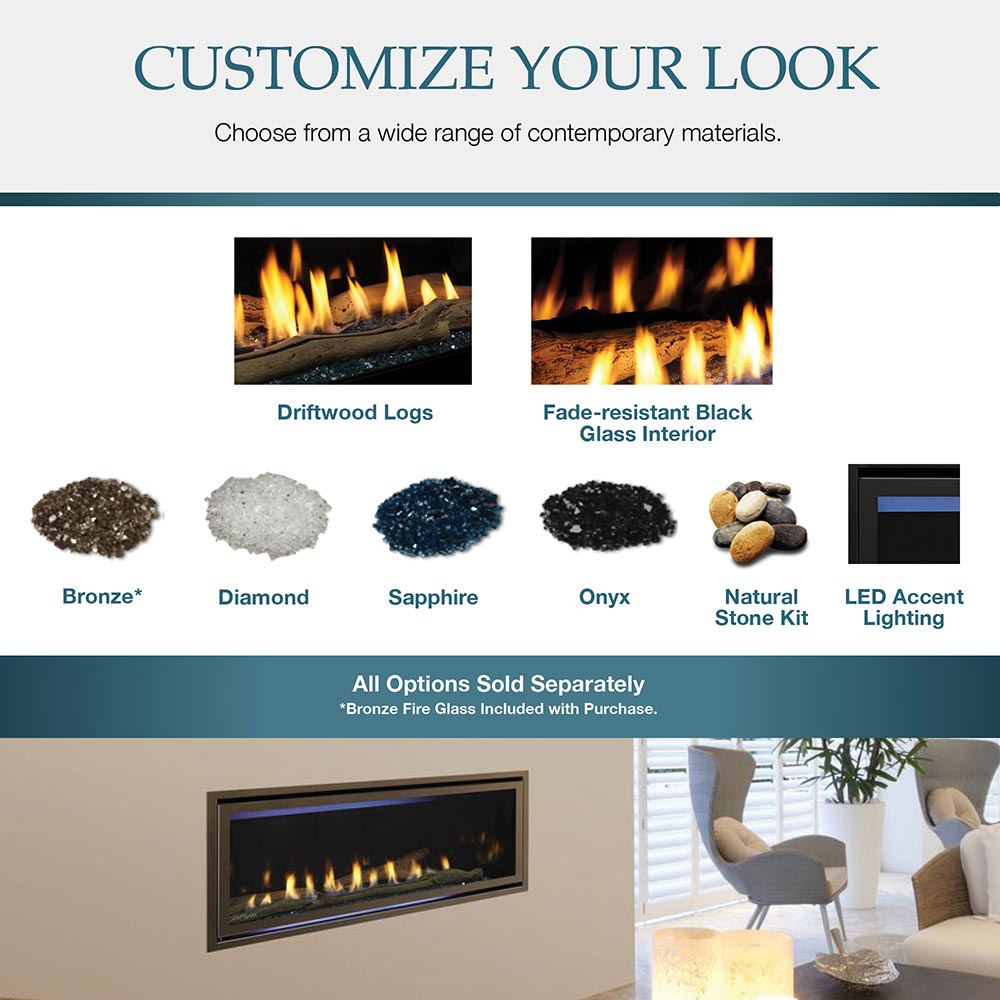 Majestic Jade 42 - Inch Direct Vent Gas Fireplace - JADE42IN - by Majestic | Buy at Agent BBQ