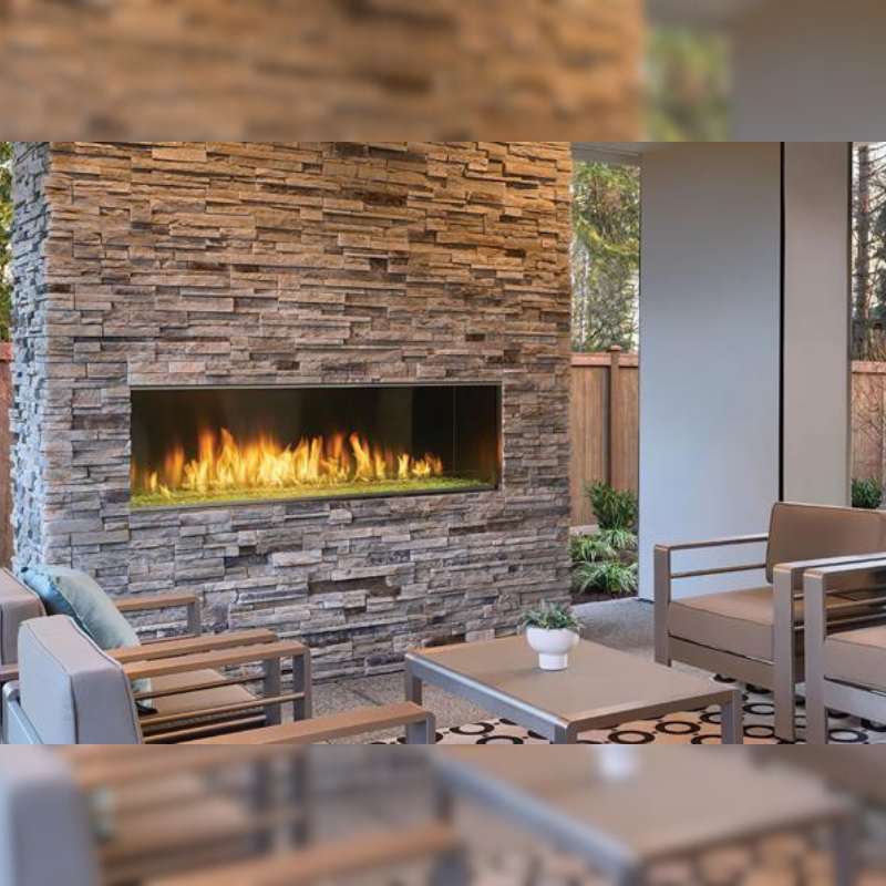 Majestic Lanai 60 - Inch Outdoor Linear Vent Free Gas Fireplace - Gas Fireplace by Majestic | Buy at Agent BBQ