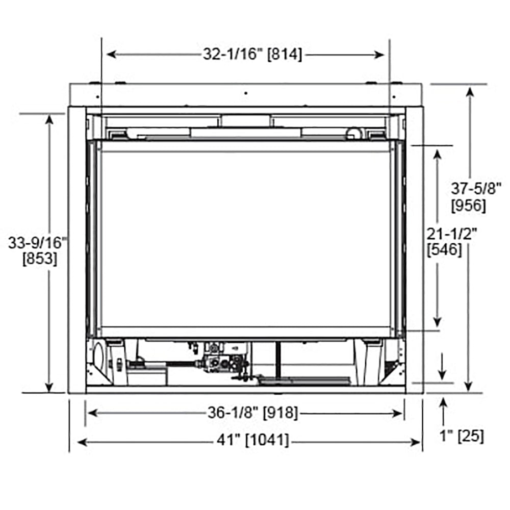 Majestic Quartz 36 - Inch Direct Vent Gas Fireplace - QUARTZ36IFT - by Majestic | Buy at Agent BBQ