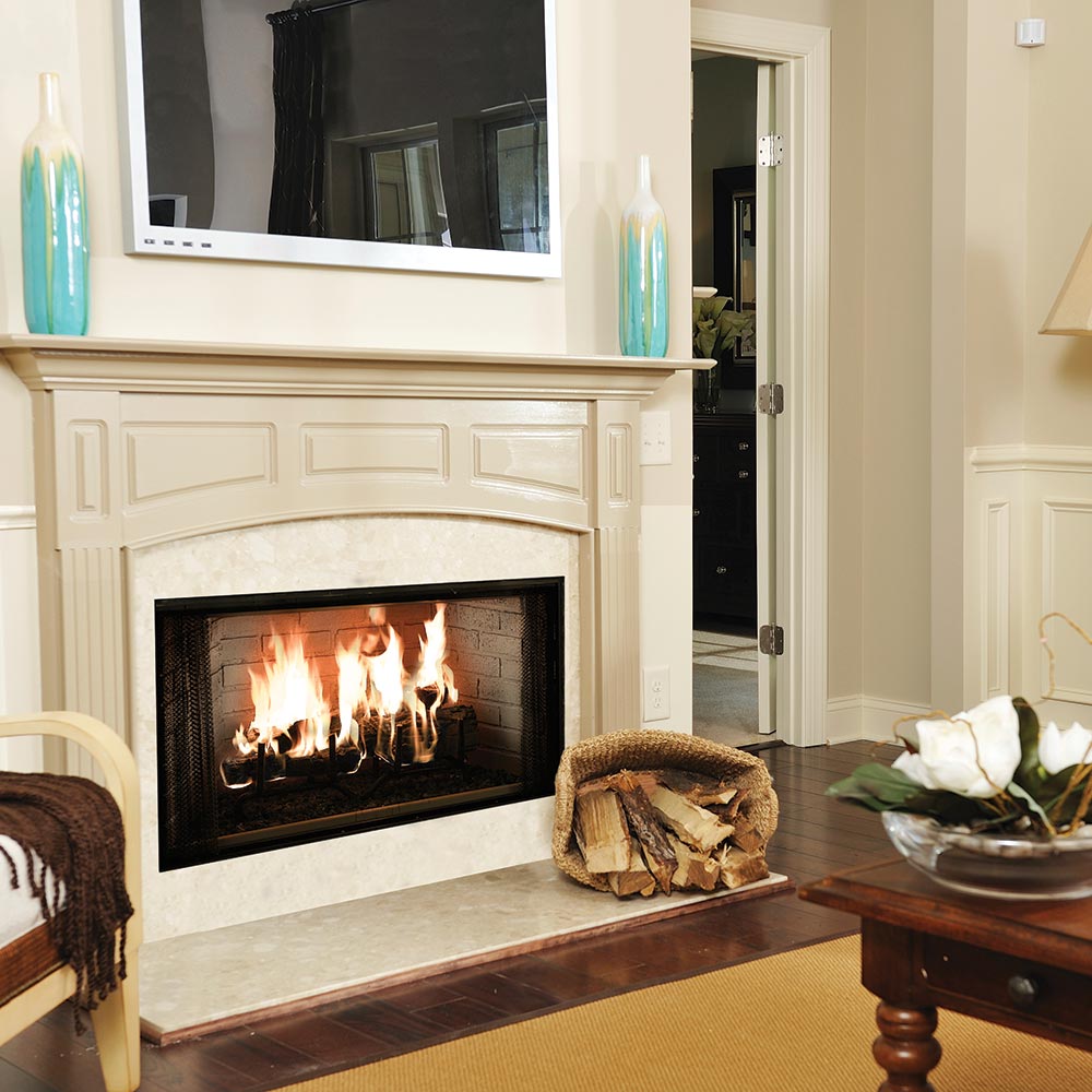 Majestic Royalton 36 - Inch Radiant Wood Burning Fireplace - by Majestic | Buy at Agent BBQ