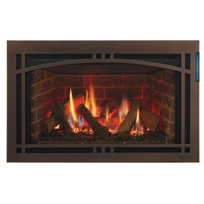 Majestic Ruby 25" Direct Vent Gas Insert | RUBY25 - by Majestic | Buy at Agent BBQ