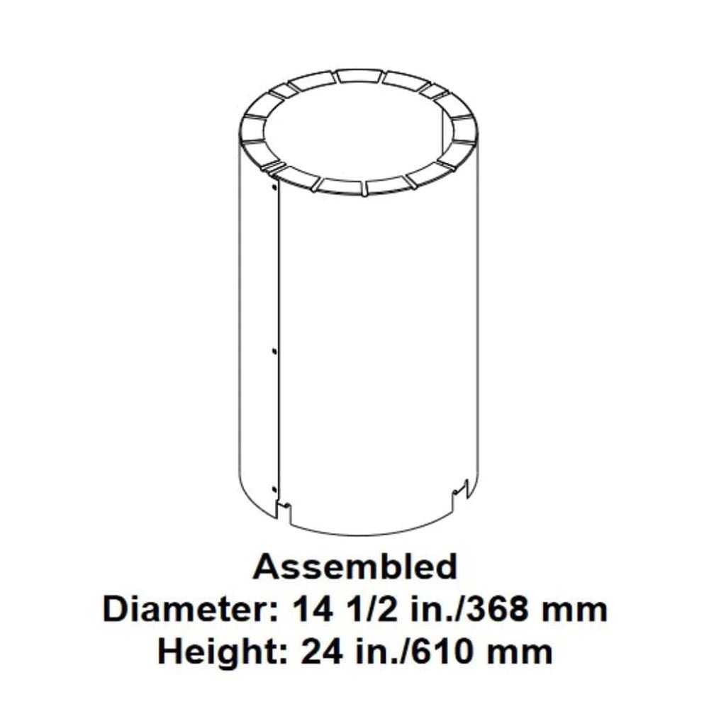 Majestic Straight Flue Attic Insulation Shield - by Majestic | Buy at Agent BBQ