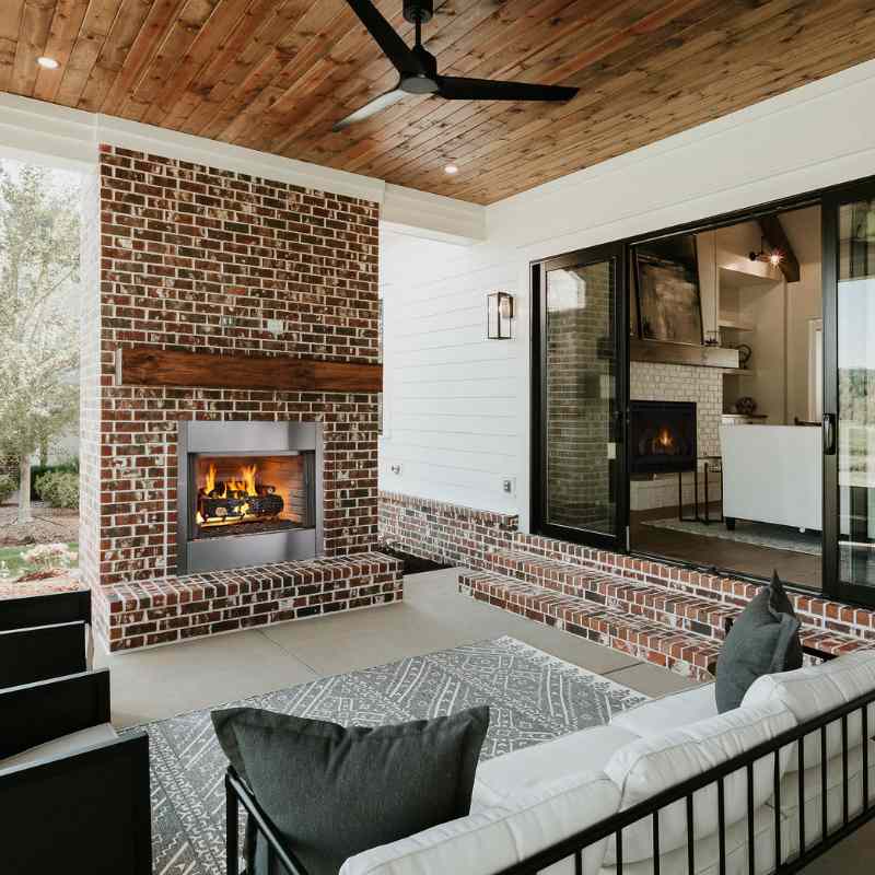 Majestic Villawood 36 - Inch Outdoor Wood Burning Fireplace - Wood Burning Fireplace by Majestic | Buy at Agent BBQ