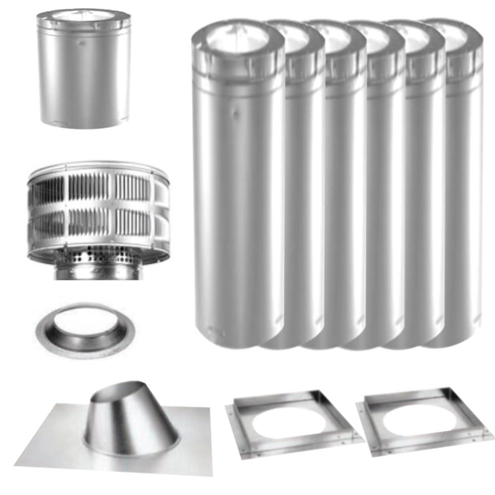 Venting Kit for Fireplaces with SL300 Pipe Systems - by Majestic | Buy at Agent BBQ