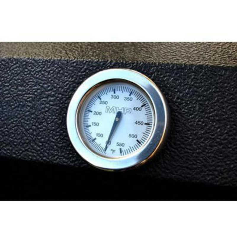 MHP WNK4DD Gas Grill With Stainless Steel Shelves And Stainless Steel Grids On Stainless Patio Base - Patio Post Gas Grill by MHP | Buy at Agent BBQ