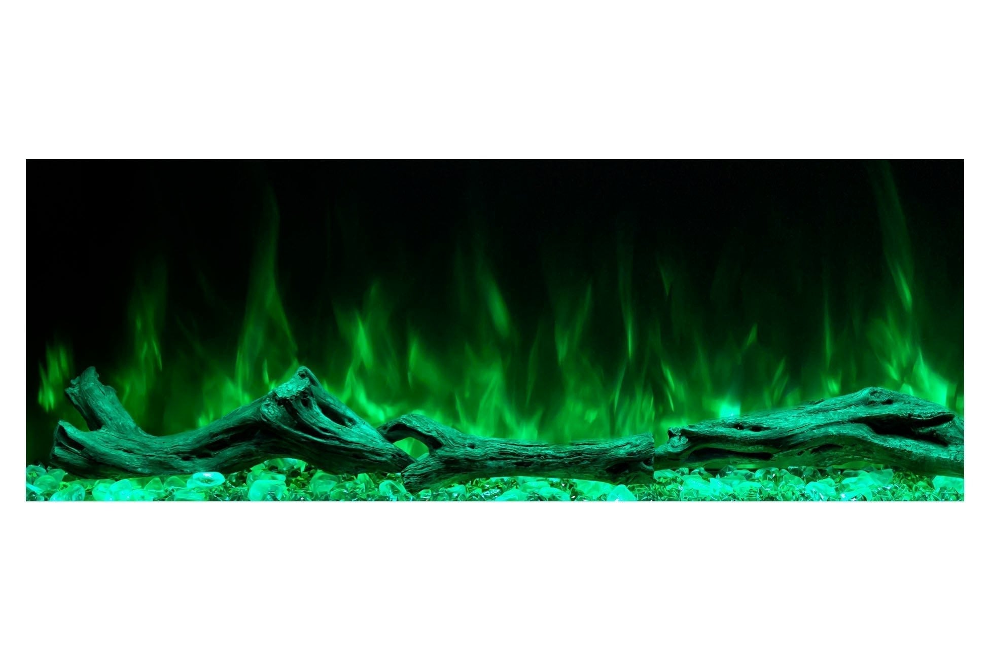 Modern Flames Landscape Pro 58'' Studio Suite Wall Mount Mantel Package | Driftwood Grey - Electric Fireplace by Modern Flames | Buy at Agent BBQ