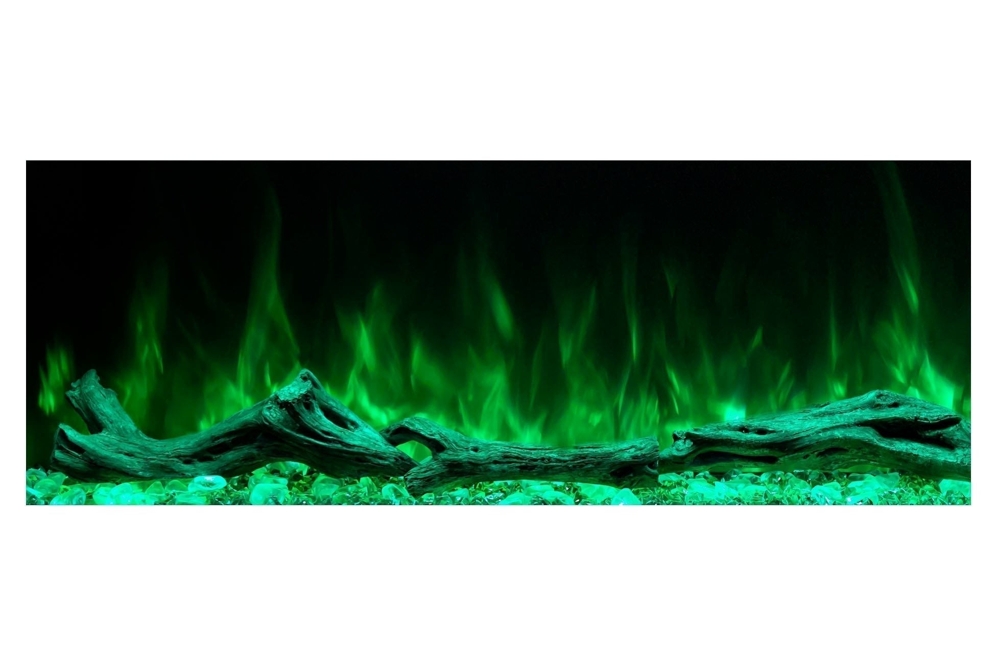 Modern Flames Landscape Pro 70" Studio Suite Wall Mount Mantel Package | Weathered Walnut - Electric Fireplace by Modern Flames | Buy at Agent BBQ