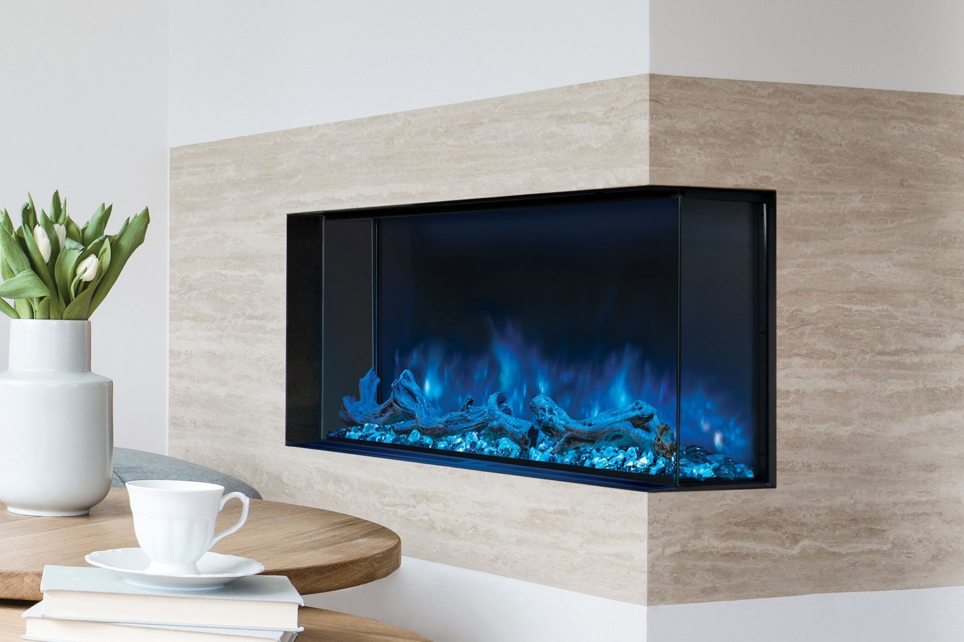 Modern Flames Landscape Pro Multi 44" 3 - Sided / 2 - Sided Built In Electric Fireplace - Electric Fireplace by Modern Flames | Buy at Agent BBQ