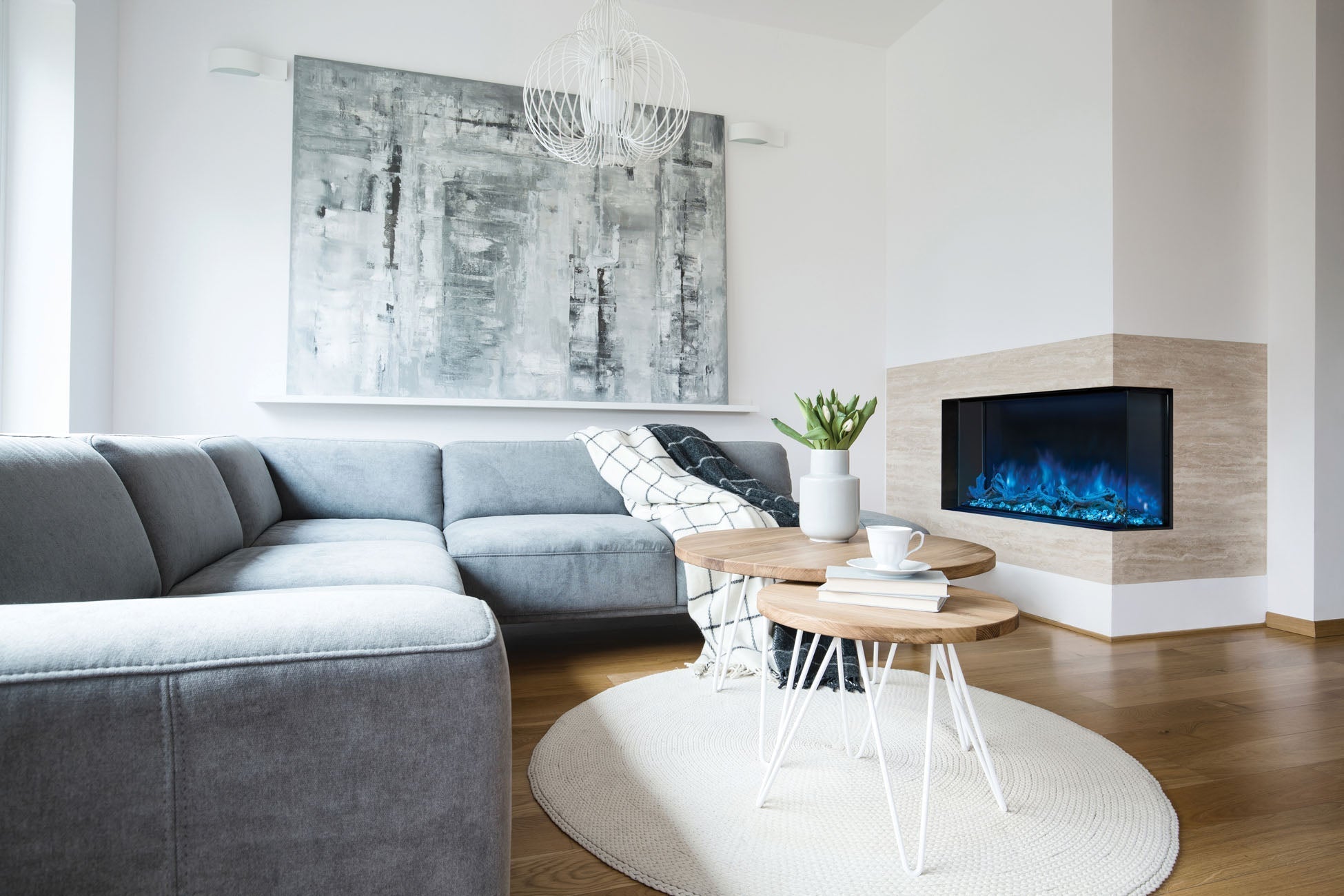 Modern Flames Landscape Pro Multi 44" 3 - Sided / 2 - Sided Built In Electric Fireplace - Electric Fireplace by Modern Flames | Buy at Agent BBQ