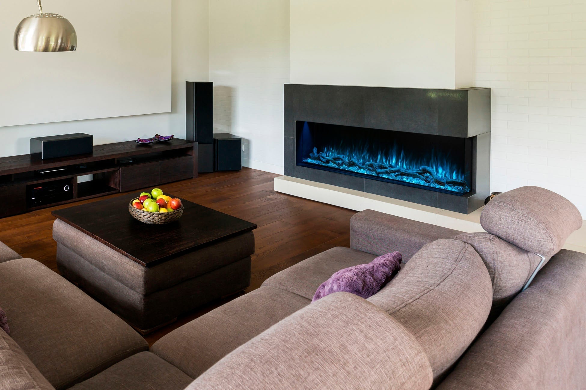 Modern Flames Landscape Pro Multi 80" 3 - Sided / 2 - Sided Built In Electric Fireplace - Electric Fireplace by Modern Flames | Buy at Agent BBQ