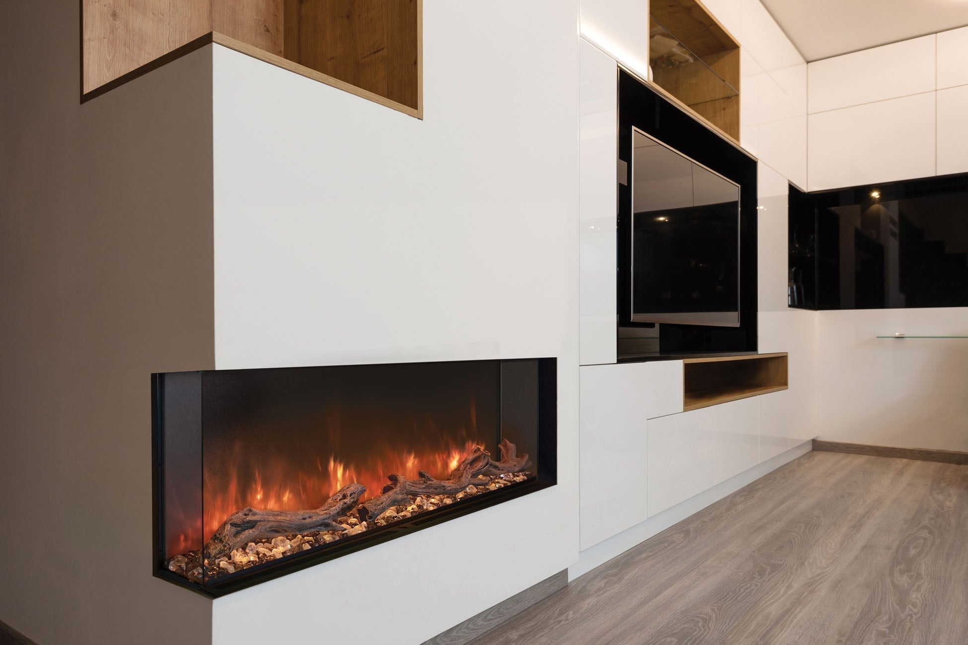 Modern Flames Landscape Pro Multi 80" 3 - Sided / 2 - Sided Built In Electric Fireplace - Electric Fireplace by Modern Flames | Buy at Agent BBQ