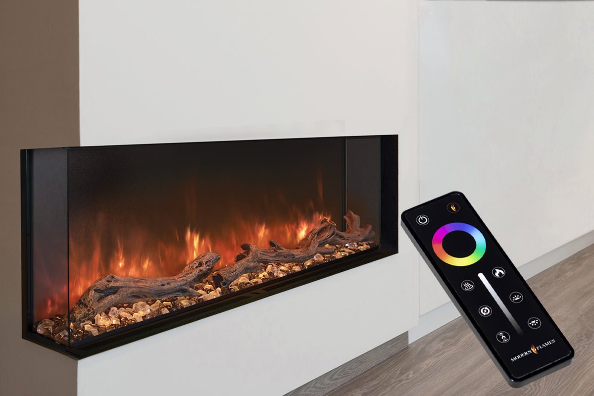 Modern Flames Landscape Pro Multi 80" 3 - Sided / 2 - Sided Built In Electric Fireplace - Electric Fireplace by Modern Flames | Buy at Agent BBQ