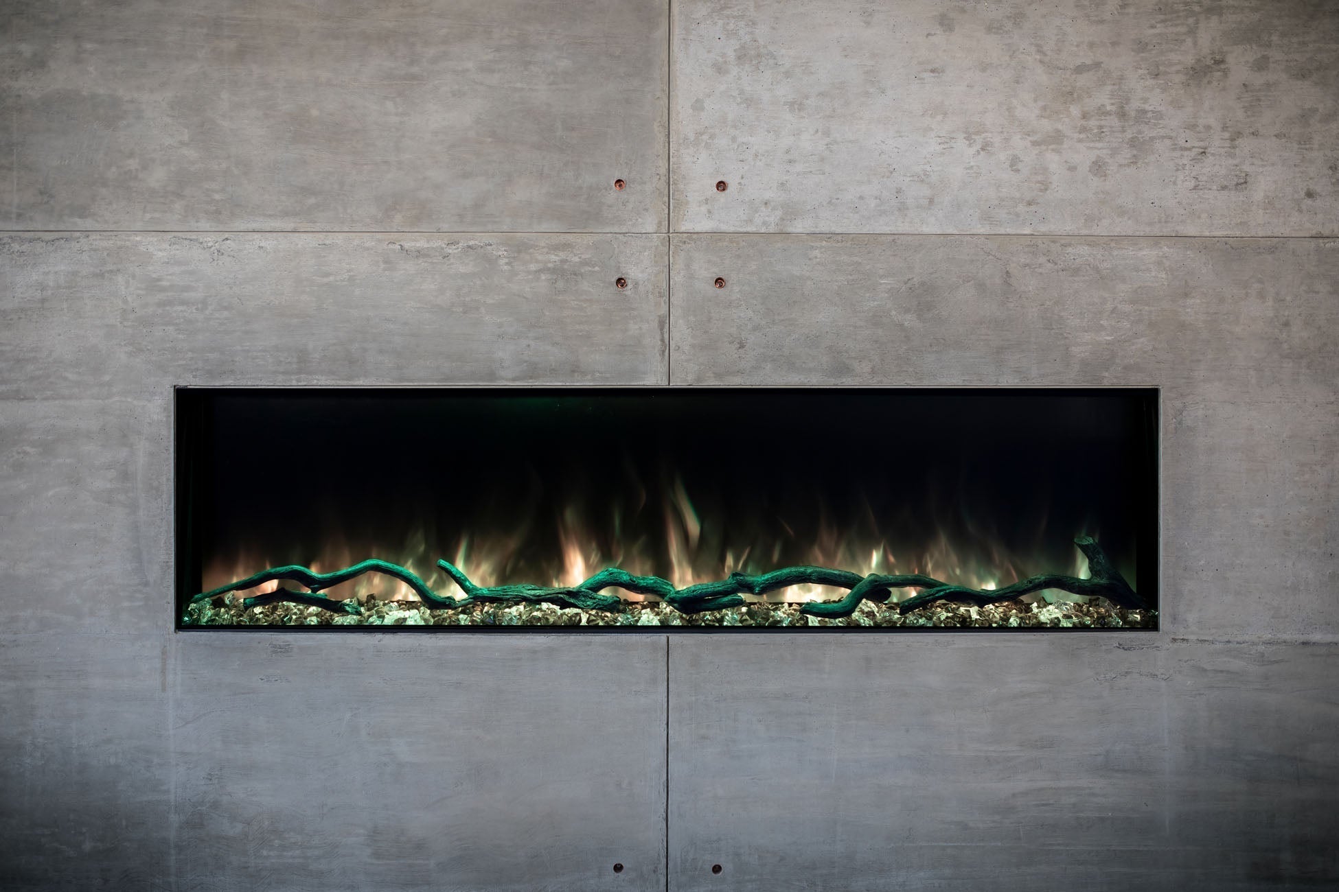 Modern Flames Landscape Pro Slim 44" Built In Linear Electric Fireplace - Electric Fireplace by Modern Flames | Buy at Agent BBQ