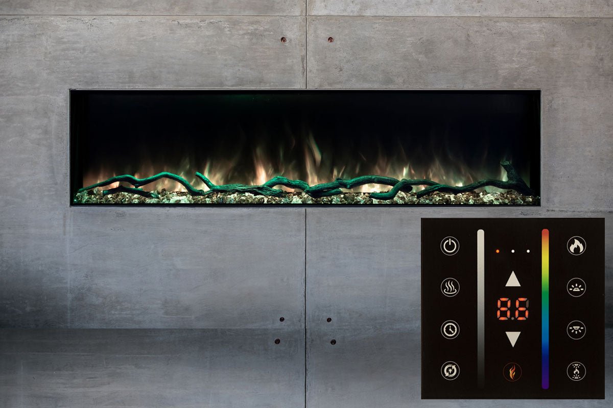 Modern Flames Landscape Pro Slim 68" Built In Linear Electric Fireplace - Electric Fireplace by Modern Flames | Buy at Agent BBQ