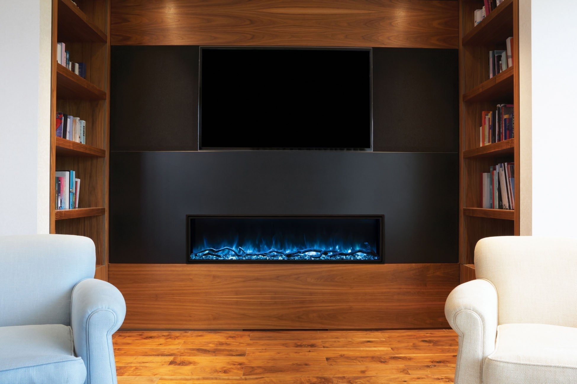 Modern Flames Landscape Pro Slim 80" Built In Linear Electric Fireplace - Electric Fireplace by Modern Flames | Buy at Agent BBQ