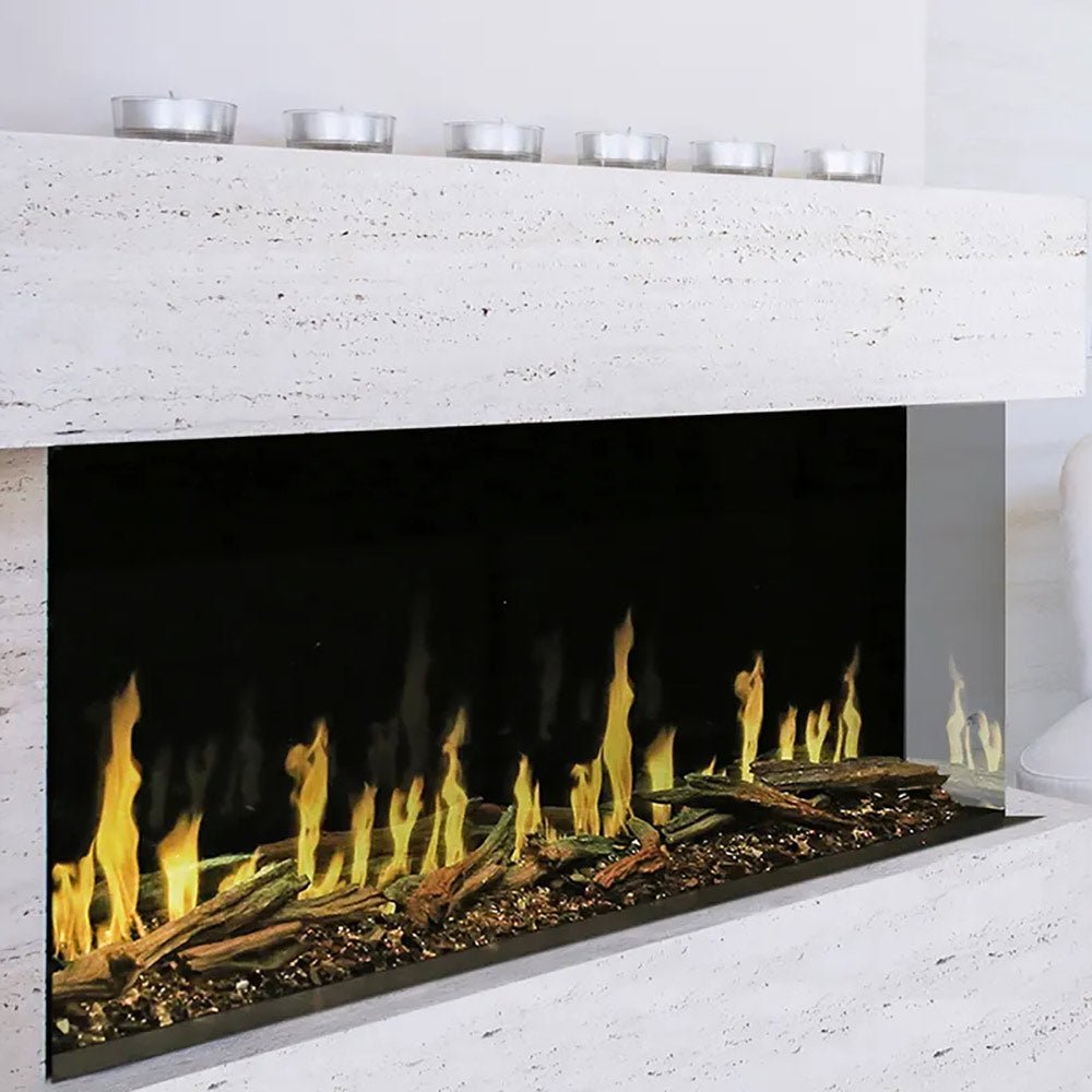Modern Flames Orion Multi 100 - Inch Three - Sided Built - In Electric Fireplace - Hearth : Electric Fireplace by Modern Flames | Buy at Agent BBQ