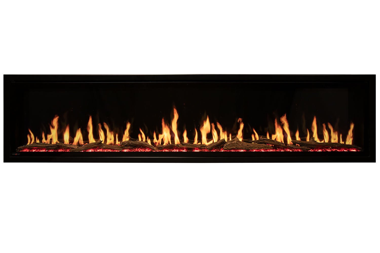 Modern Flames Orion Slim 100" Heliovision Virtual Recessed / Wall Mount Electric Fireplace - Electric Fireplace by Modern Flames | Buy at Agent BBQ