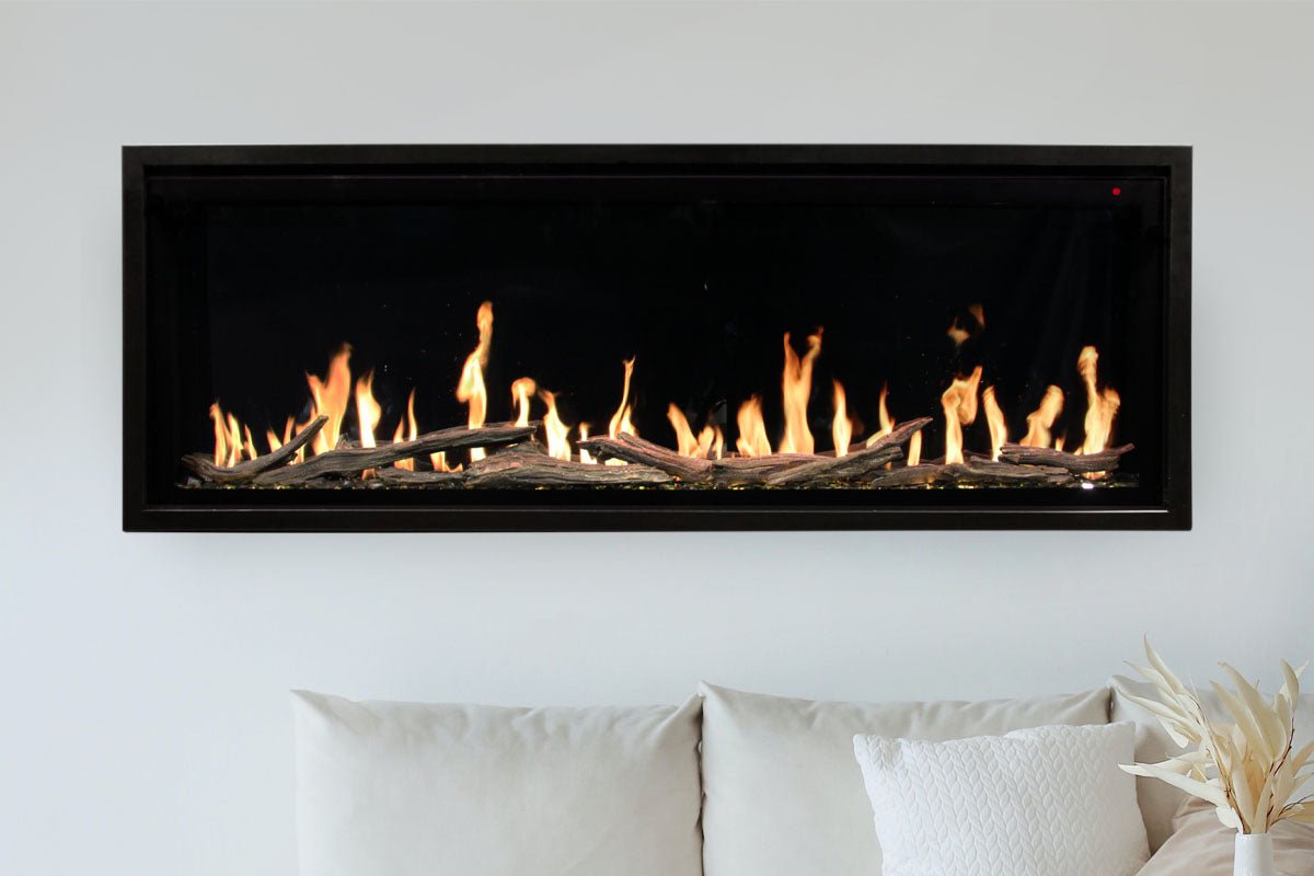 Modern Flames Orion Slim 52" Heliovision Virtual Recessed / Wall Mount Electric Fireplace - Electric Fireplace by Modern Flames | Buy at Agent BBQ