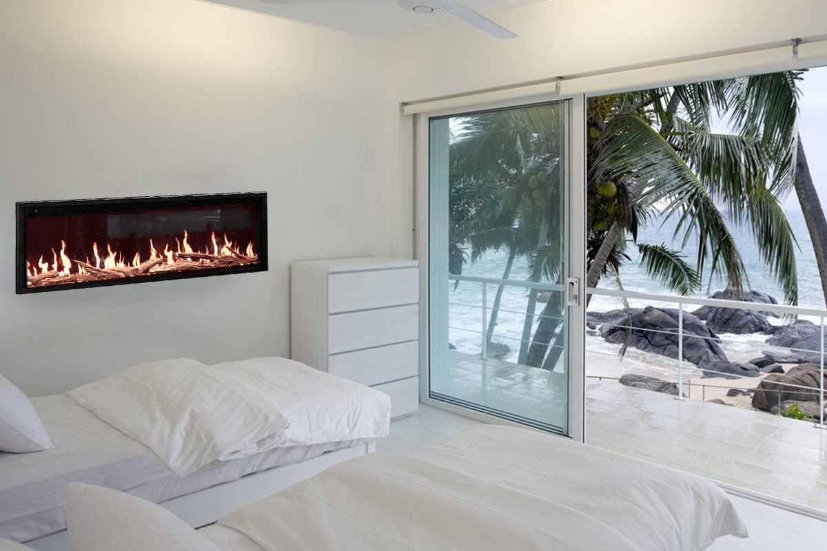 Modern Flames Orion Slim 52" Heliovision Virtual Recessed / Wall Mount Electric Fireplace - Electric Fireplace by Modern Flames | Buy at Agent BBQ