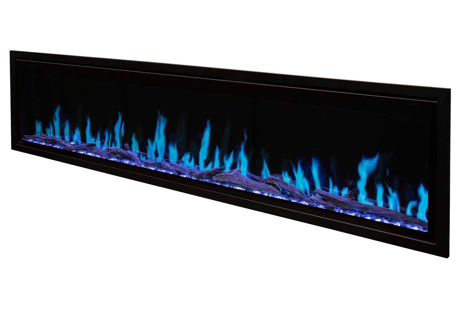 Modern Flames Orion Slim 60" Heliovision Virtual Recessed / Wall Mount Electric Fireplace - Electric Fireplace by Modern Flames | Buy at Agent BBQ