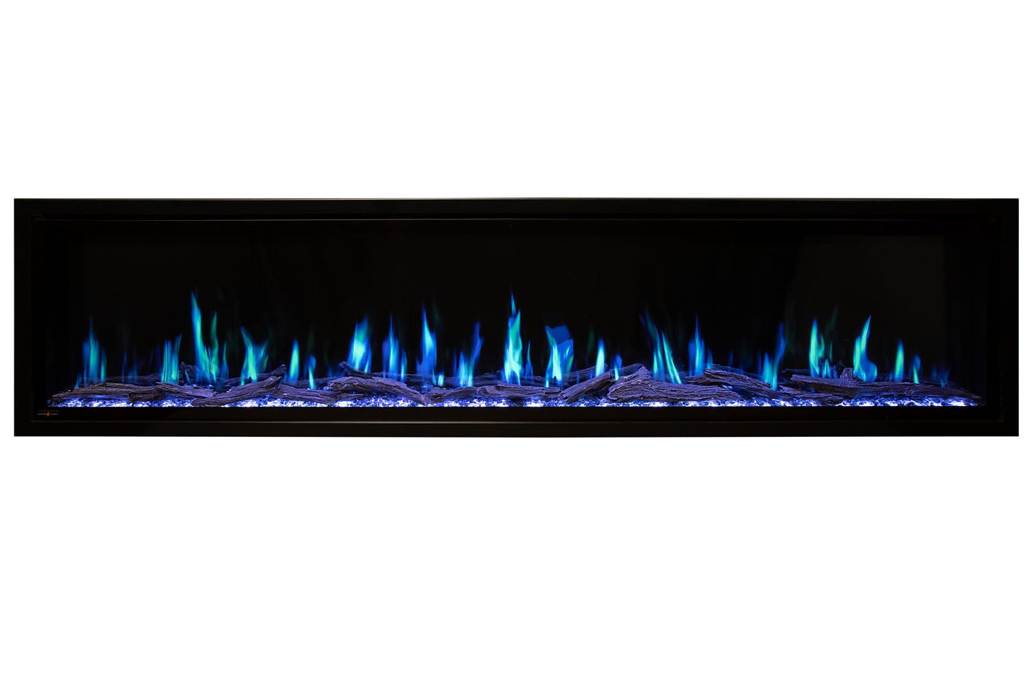 Modern Flames Orion Slim 60" Heliovision Virtual Recessed / Wall Mount Electric Fireplace - Electric Fireplace by Modern Flames | Buy at Agent BBQ