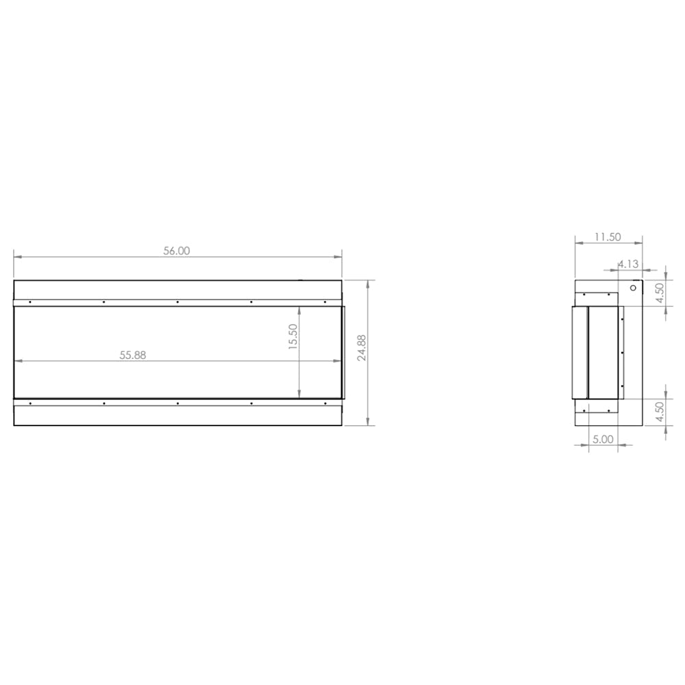 Modern Flames RedStone 30 - Inch Built - In Electric Fireplace - Hearth : Electric Fireplace by Modern Flames | Buy at Agent BBQ