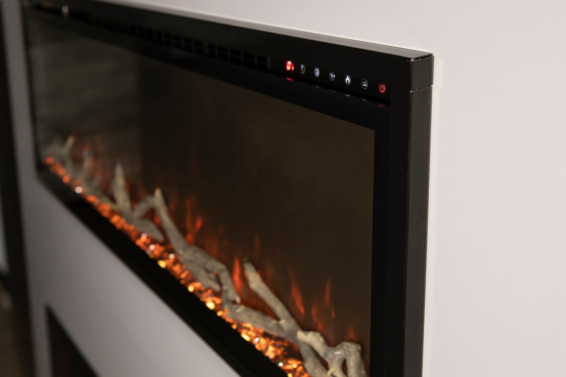 Modern Flames Spectrum Slimline 100'' Wall Mount / Recessed Linear Electric Fireplace - Electric Fireplace by Modern Flames | Buy at Agent BBQ