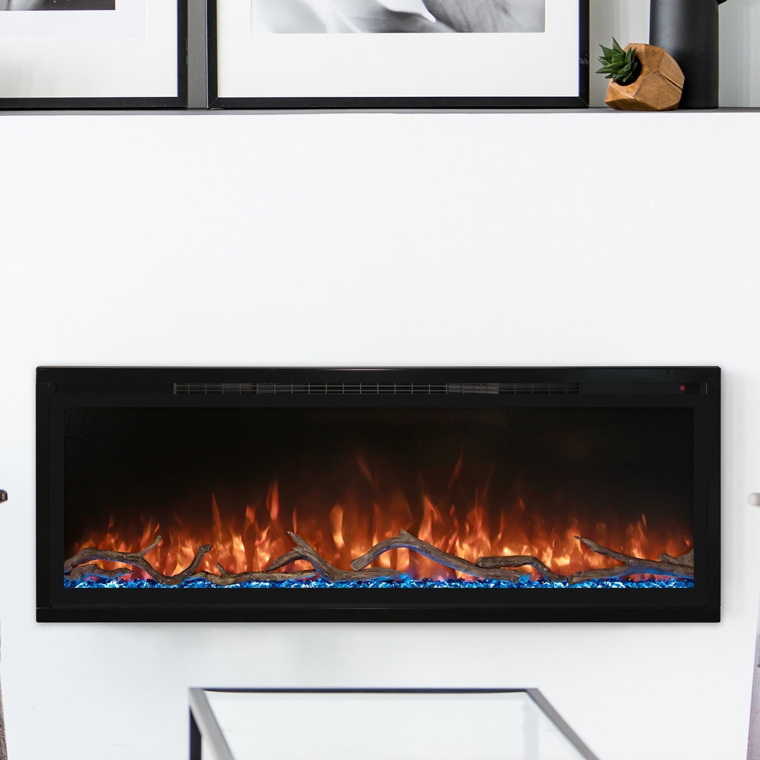 Modern Flames SPS - xxB Spectrum Slimline Wall Mount/Built - In Electric Fireplace - Hearth : Electric Fireplace by Modern Flames | Buy at Agent BBQ