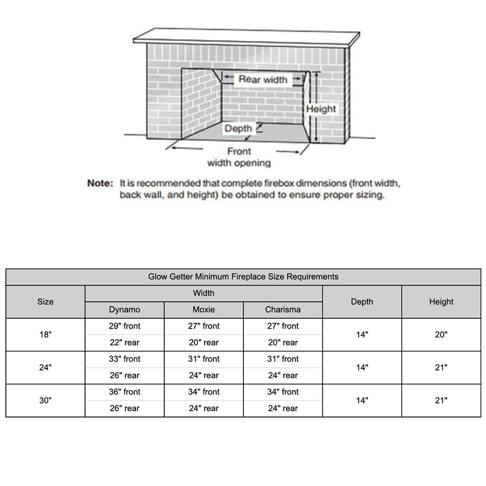 Monessen GGMX Glow Getter Moxie Vent - Free Gas Log Set - by Monessen | Buy at Agent BBQ