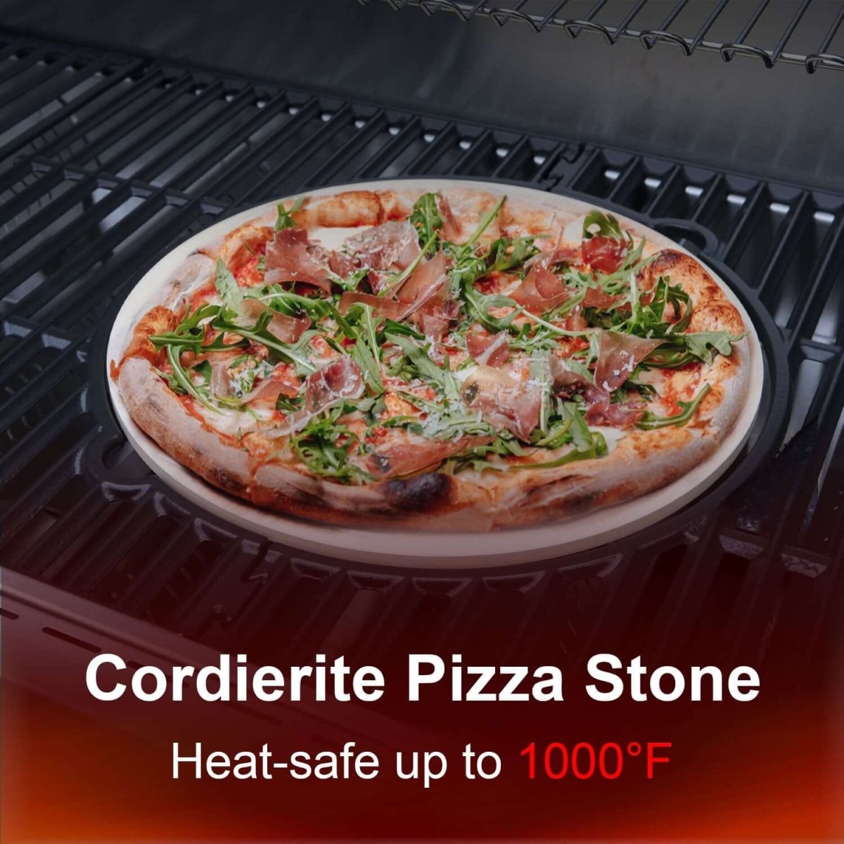 Monument Grills Cordierite Pizza Stone - A202 - by Monument Grills | Buy at Agent BBQ
