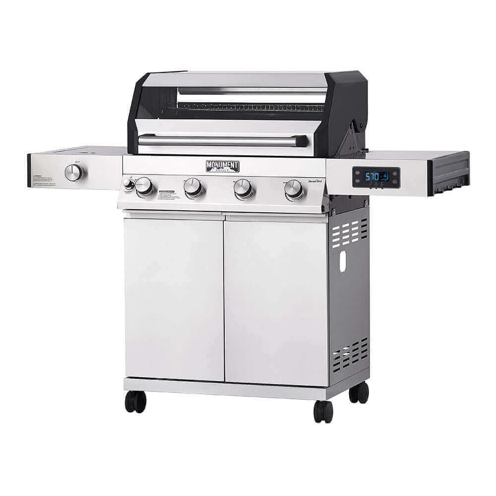 Monument Grills - Denali 405 - Stainless Smart Tech Propane Gas Grill - D405 - by Monument Grills | Buy at Agent BBQ