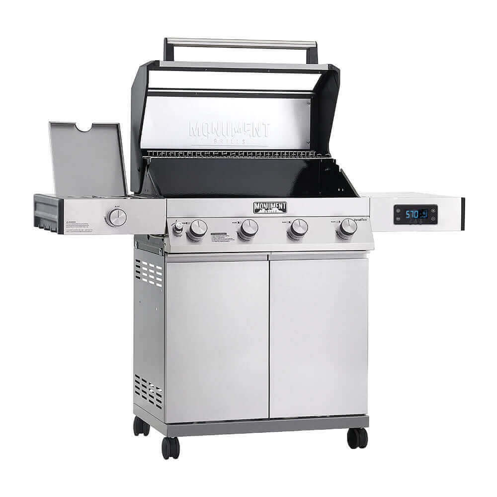 Monument Grills - Denali 405 - Stainless Smart Tech Propane Gas Grill - D405 - by Monument Grills | Buy at Agent BBQ