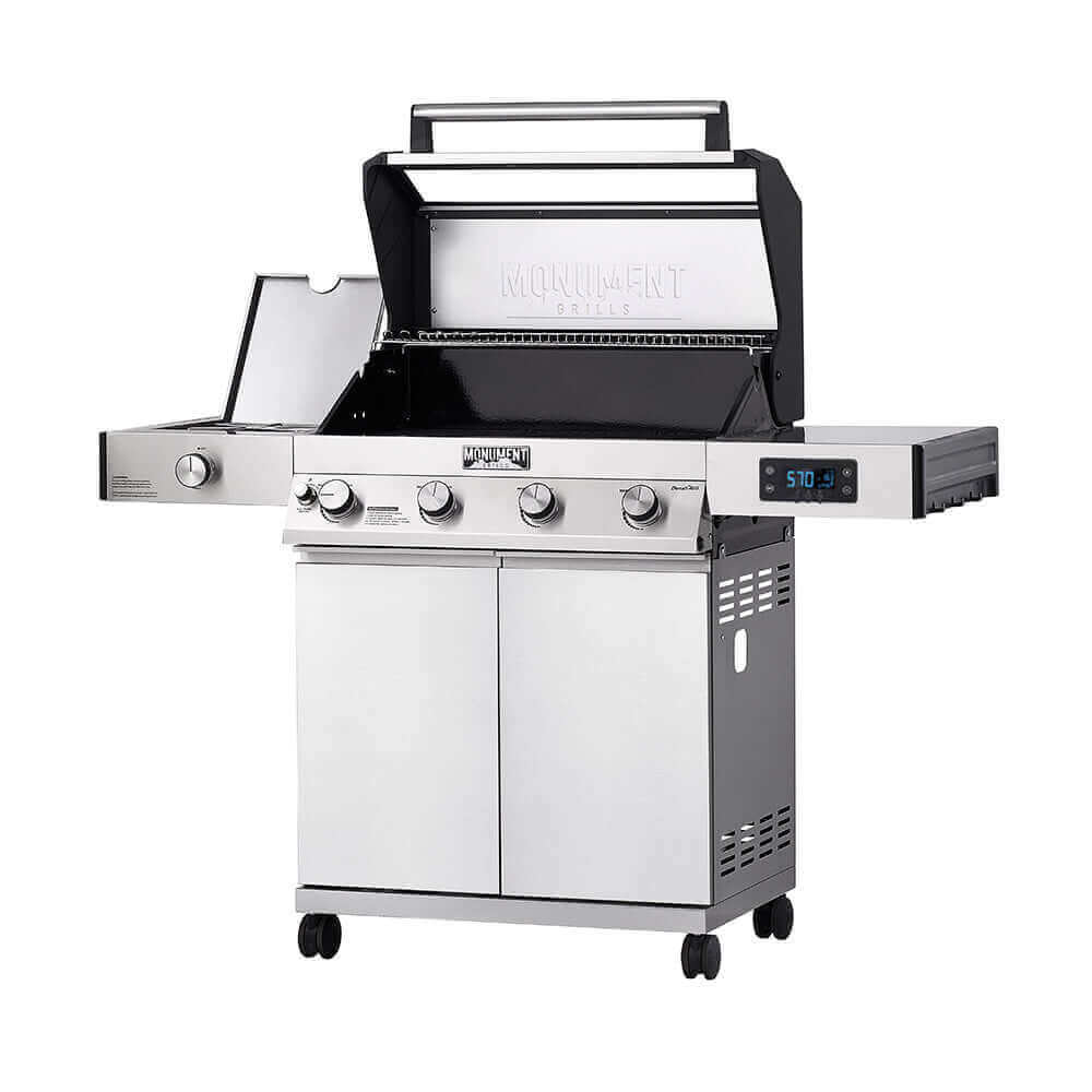 Monument Grills - Denali 405 - Stainless Smart Tech Propane Gas Grill - D405 - by Monument Grills | Buy at Agent BBQ