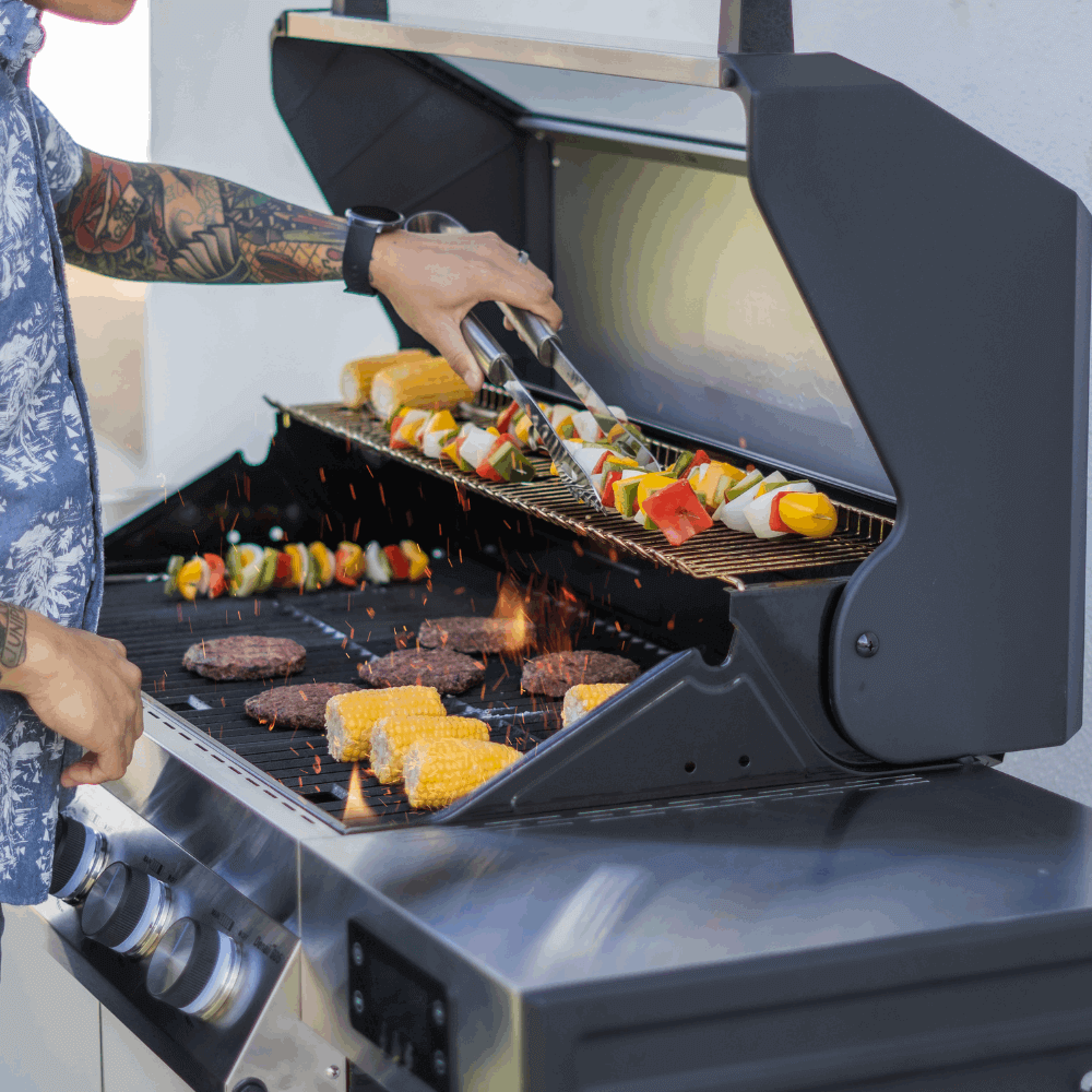 Monument Grills - Denali 405 - Stainless Smart Tech Propane Gas Grill - D405 - by Monument Grills | Buy at Agent BBQ