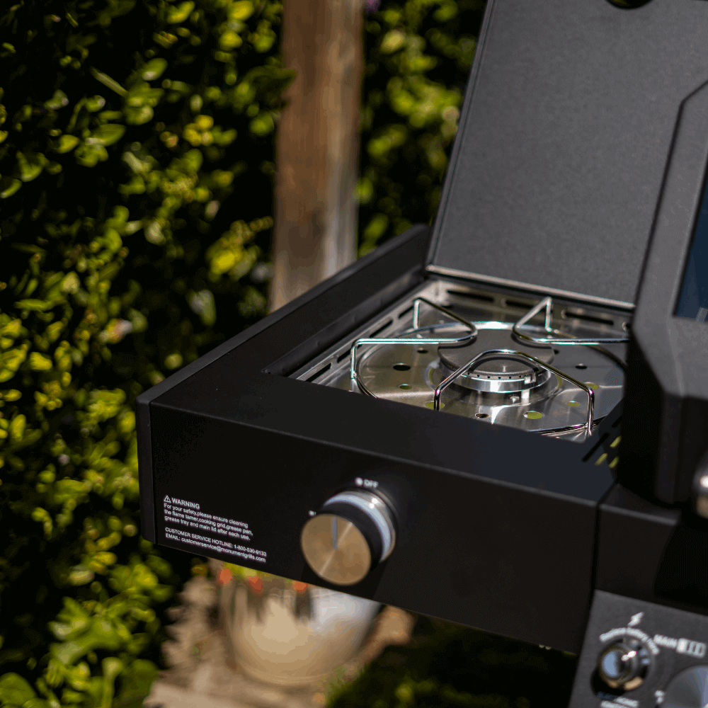 Monument Grills - Denali 425 - Black Smart Tech Propane Gas Grill - D425 - by Monument Grills | Buy at Agent BBQ