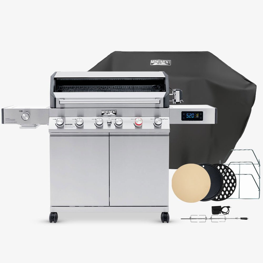 Monument Grills - Denali 605 Pro - Stainless Smart Propane Gas Grill - D605P - by Monument Grills | Buy at Agent BBQ