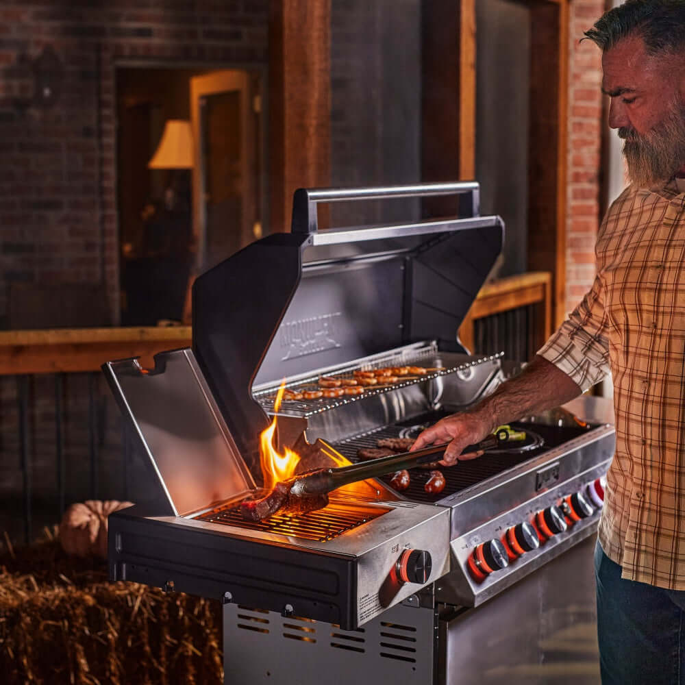 Monument Grills - Denali 605 Pro - Stainless Smart Propane Gas Grill - D605P - by Monument Grills | Buy at Agent BBQ