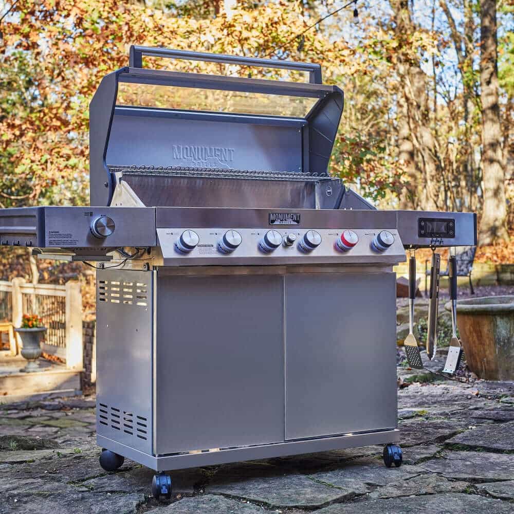 Monument Grills - Denali 605 Pro - Stainless Smart Propane Gas Grill - D605P - by Monument Grills | Buy at Agent BBQ