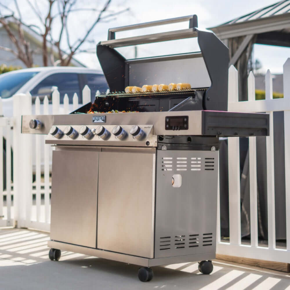 Monument Grills - Denali 605 - Stainless Smart Tech Natural/Propane Gas Grill - D605 - by Monument Grills | Buy at Agent BBQ