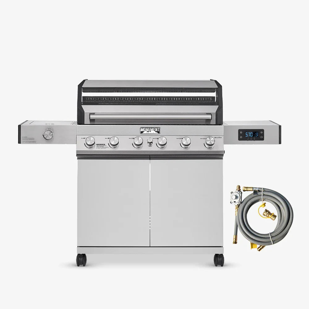 Monument Grills - Denali 605 - Stainless Smart Tech Natural/Propane Gas Grill - D605 - by Monument Grills | Buy at Agent BBQ