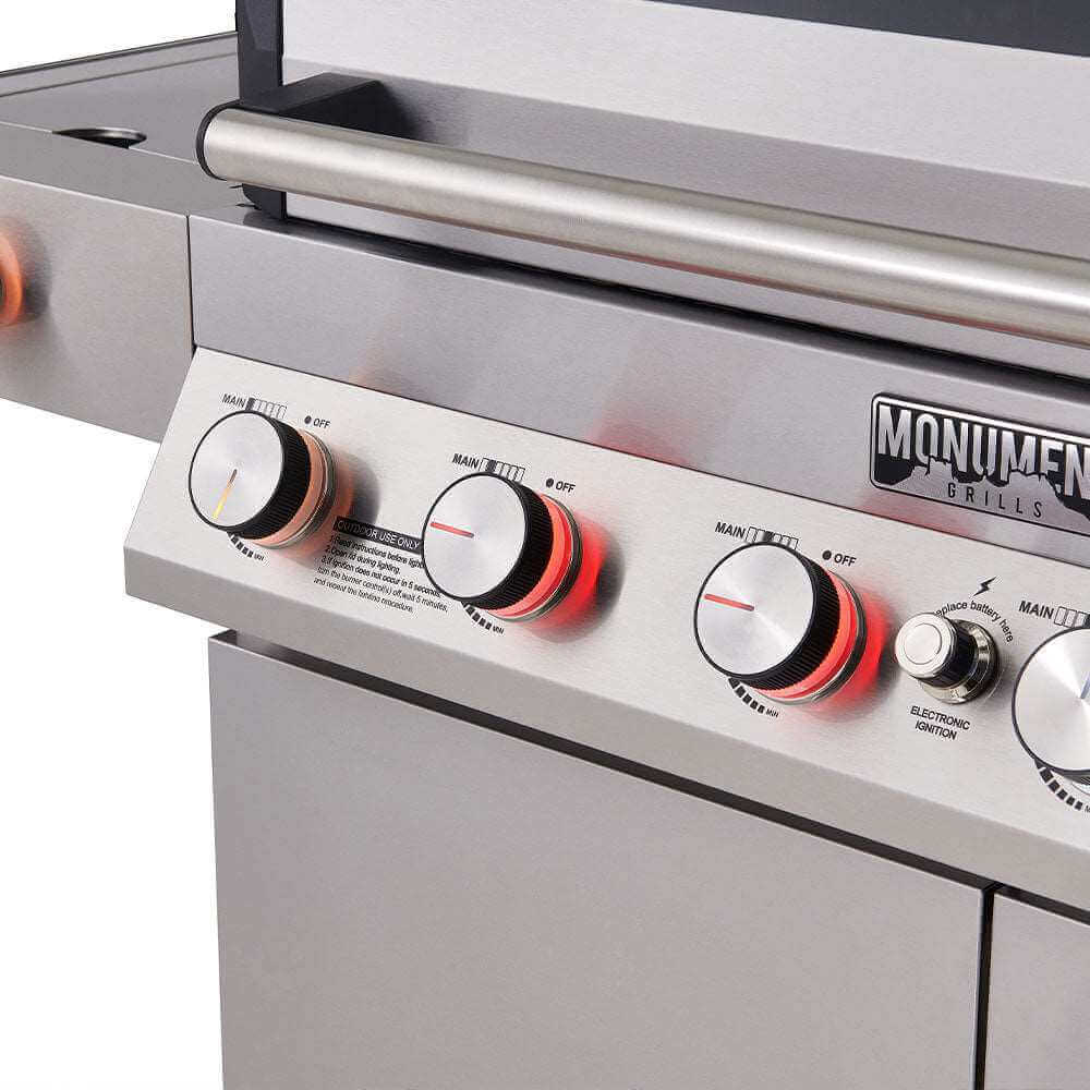 Monument Grills - Denali 605 - Stainless Smart Tech Natural/Propane Gas Grill - D605 - by Monument Grills | Buy at Agent BBQ