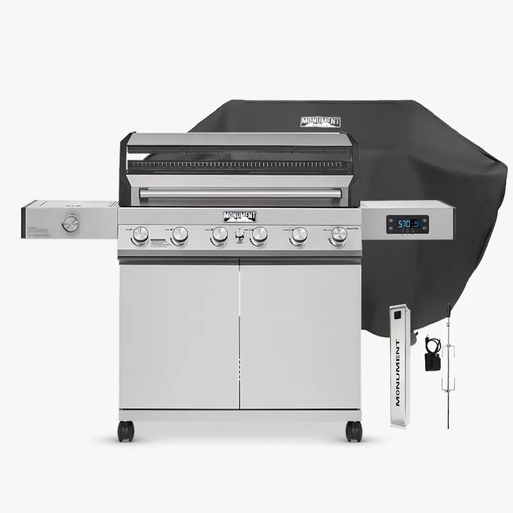 Monument Grills - Denali 605 - Stainless Smart Tech Natural/Propane Gas Grill - D605 - by Monument Grills | Buy at Agent BBQ