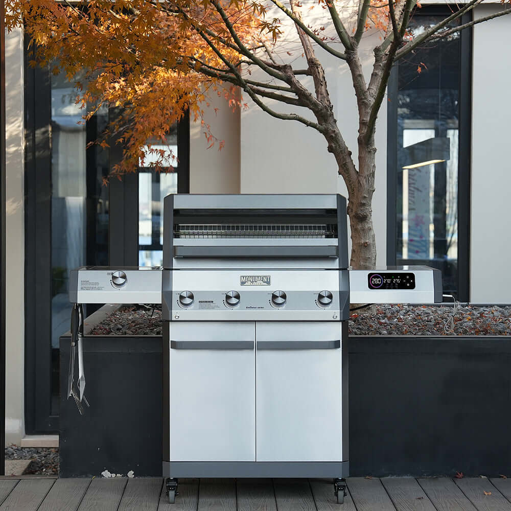 Monument Grills - Eminence 405 - Chic Clearview® Smart Stainless Gas Grill - E405 - by Monument Grills | Buy at Agent BBQ